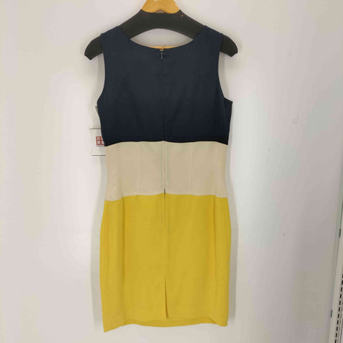 design by pat argenti シルク100% カラーパターン ノースリーブワンピース レディース 6