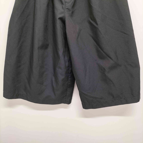 タオコムデギャルソン tao COMME des GARCONS AD2021 22SS ウエストベルト付き ポリ縮絨 ベルテッド ワイド ハーフパンツ レディース JPN:S