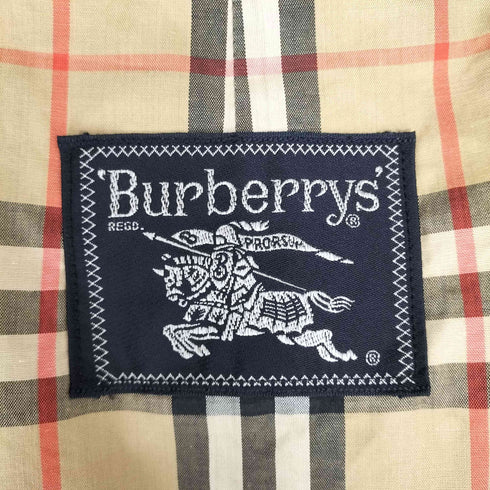 バーバリーズ BURBERRYS 裏地ノバチェック比翼ステンカラーコート メンズ 165