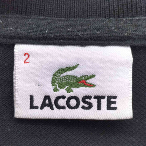 ラコステ LACOSTE ワンポイント 刺繍 鹿の子 S/S ポロ シャツ メンズ JPN:2
