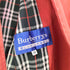 バーバリーブルーレーベル BURBERRY BLUE LABEL 裏地チェック比翼ステンカラーコート メンズ 38