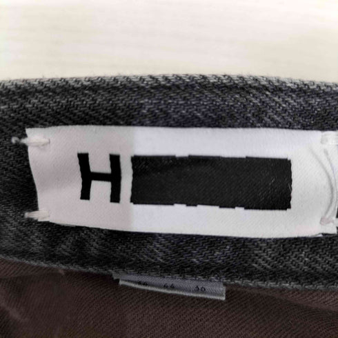 エイチビューティーアンドユースユナイテッドアローズ H BEAUTY & YOUTH UNITED ARROWS カットオフデザインテーパードブラックデニム レディース JPN:S