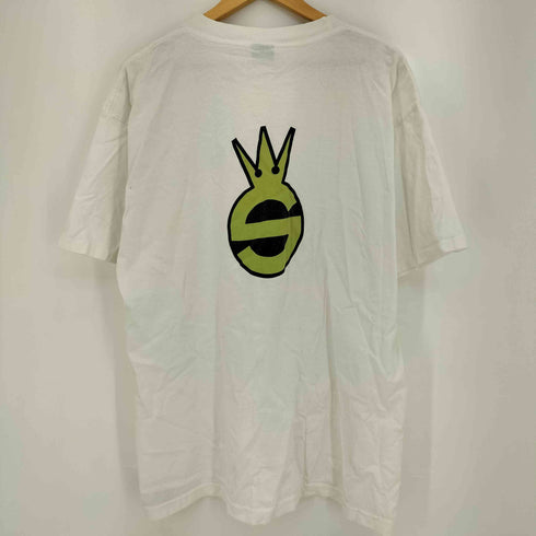 ステューシー Stussy 90s USA製 黒タグ OLD クラウン Sロゴ Tシャツ メンズ import:XL