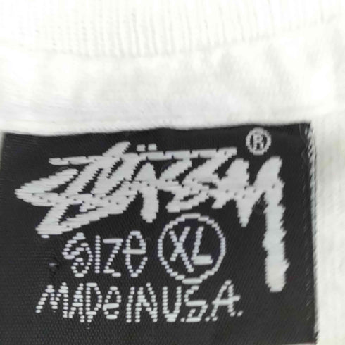 ステューシー Stussy 90s USA製 黒タグ OLD クラウン Sロゴ Tシャツ メンズ import:XL