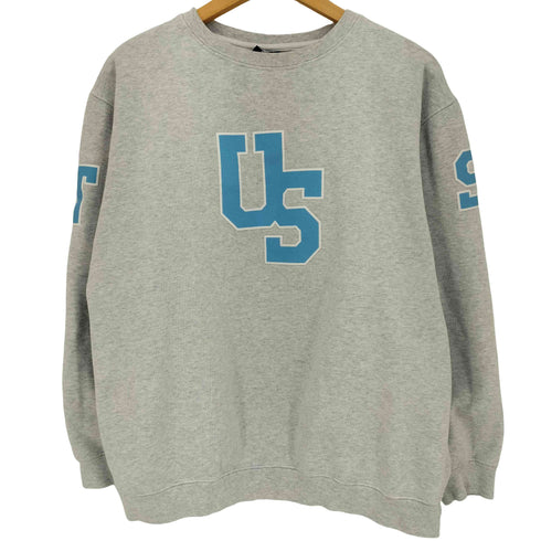 ステューシー Stussy 90s 紺タグ OLD ロゴプリント クルーネックスウェット メンズ import:XL