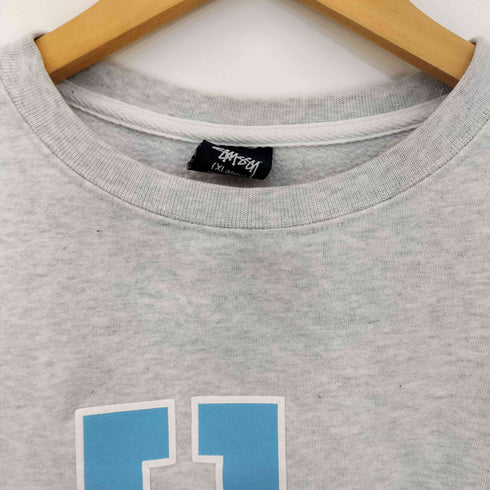ステューシー Stussy 90s 紺タグ OLD ロゴプリント クルーネックスウェット メンズ import:XL