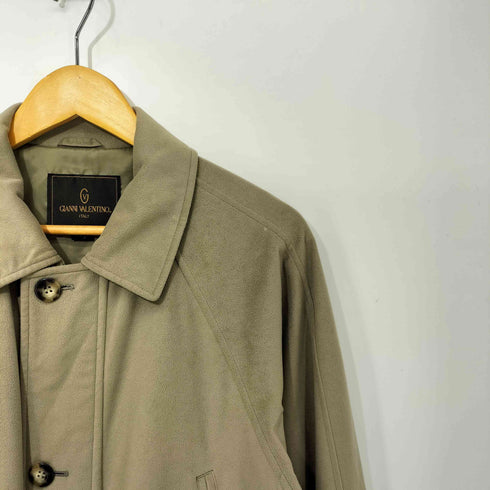 ジャンニヴァレンティノ GIANNI VALENTINO フェイクスエード ステンカラーコート メンズ import:L