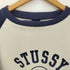 ステューシー Stussy 90s 紺タグ OLD アーチロゴ ラグランスリーブ クルーネックスウェット メンズ import:M