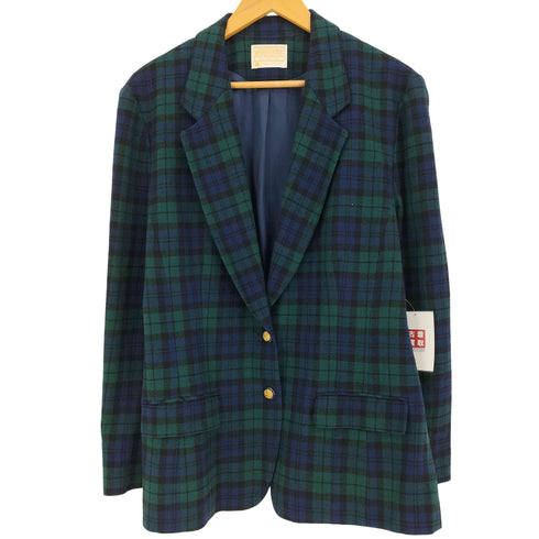 ペンドルトン PENDLETON USA製 ブラックウォッチ チェック ウール テーラードジャケット メンズ