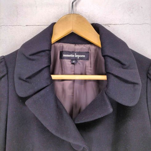 NANETTE LEPORE cashmere カシミヤ100 デザインコート レディース JPN:2