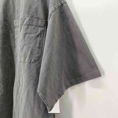 ダンケシェーン Danke Schon 活性染ロゴ S/S Tee バックプリント ダメージ加工オーバーサイズポケットTシャツ メンズ JPN:1