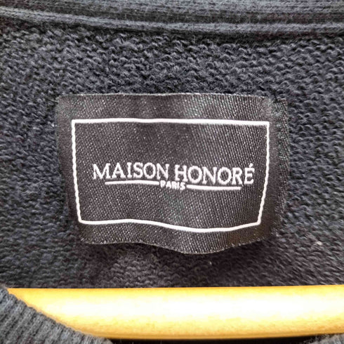 MAISON HONORE ナンバー グラフィック プリント スウェット トレーナー メンズ L