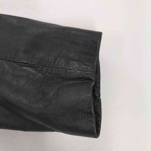 real leather リアルレザーダブルハーフコート メンズ