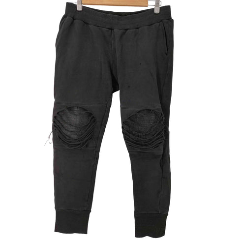 ダンケシェーン Danke Schon 21SS ダメージ加工 スウェットパンツ ジョガーパンツ メンズ L