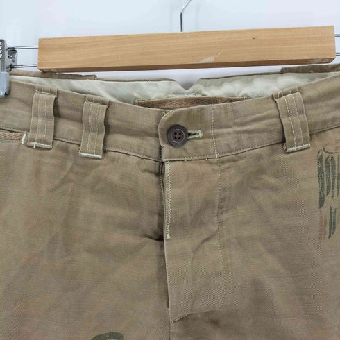 ポロバイラルフローレン Polo by RALPH LAUREN Built well CHINO ダメージ加工 プリントボタンフライチノ メンズ 34/32