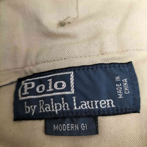 ポロバイラルフローレン Polo by RALPH LAUREN Built well CHINO ダメージ加工 プリントボタンフライチノ メンズ 34/32