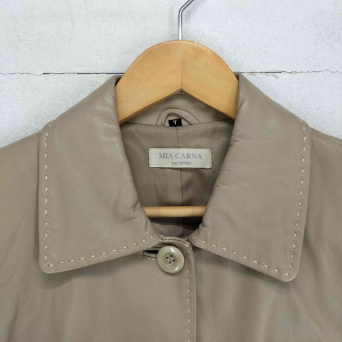 MIA CARNA lamb leather ラムレザージャケット レディース 7