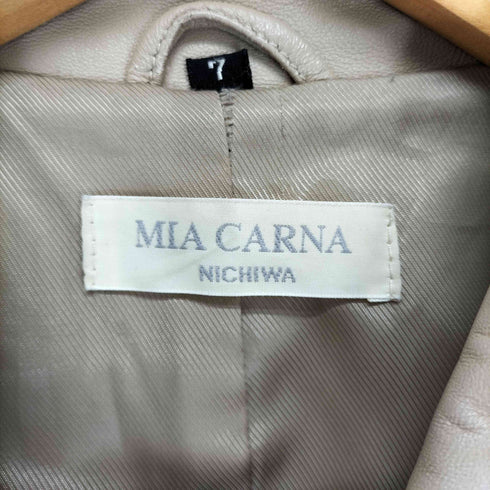 MIA CARNA lamb leather ラムレザージャケット レディース 7
