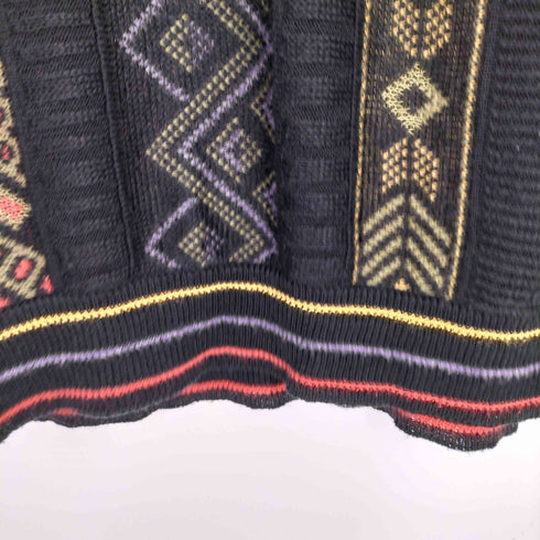 MARZ MUNCHEN 総柄 幾何学 切替ニット メンズ JPN:L