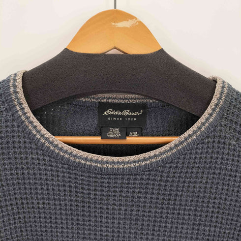 エディーバウアー Eddie Bauer USA製 TIPPED THERMAL CREW クルーネックL/Sサーマルカットソー メンズ JPN:L