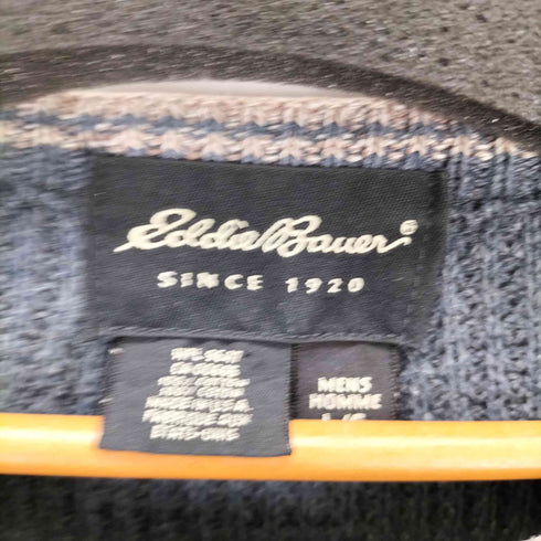 エディーバウアー Eddie Bauer USA製 TIPPED THERMAL CREW クルーネックL/Sサーマルカットソー メンズ JPN:L