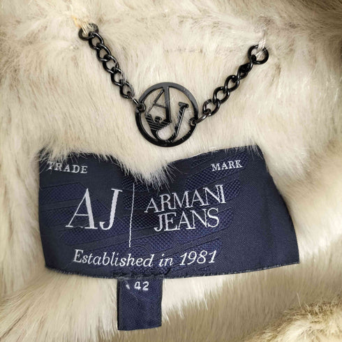 アルマーニジーンズ ARMANI JEANS フェイクスエードコート レディース 42