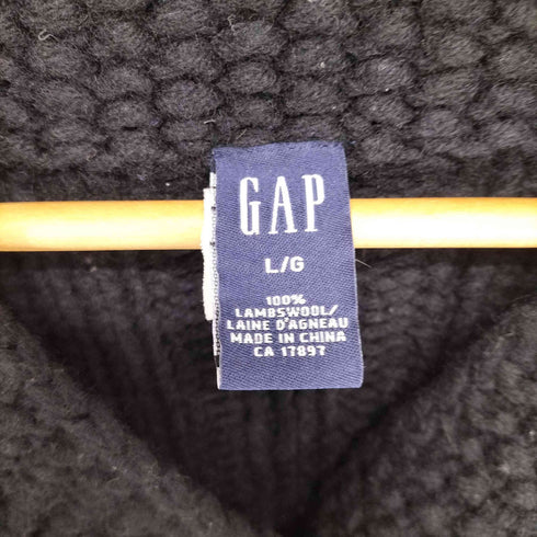 ギャップ Gap 00s OLD ケーブルニットカーディガン レディース L