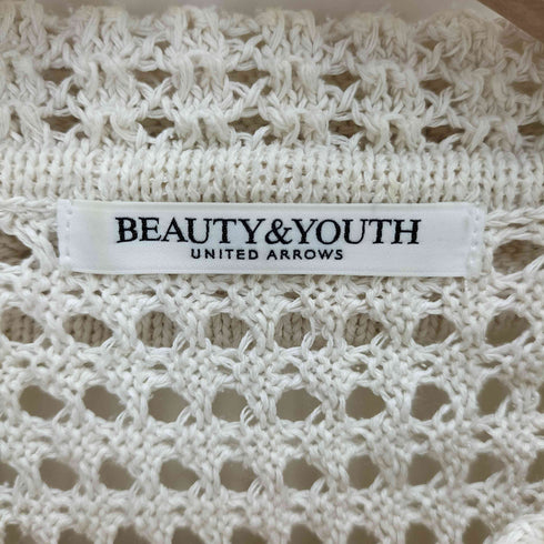 ビューティーアンドユースユナイテッドアローズ BEAUTY & YOUTH UNITED ARROWS コットンシルクメッシュニットカーディガン レディース