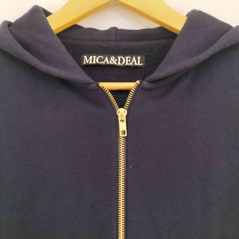 マイカアンドディール MICA&DEAL 度詰裏毛ZIP UPパーカー レディース JPN:36