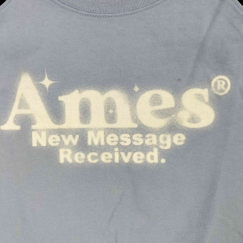 ames worldwide ロゴプリント ラグラン Tシャツ street レディース JPN:S