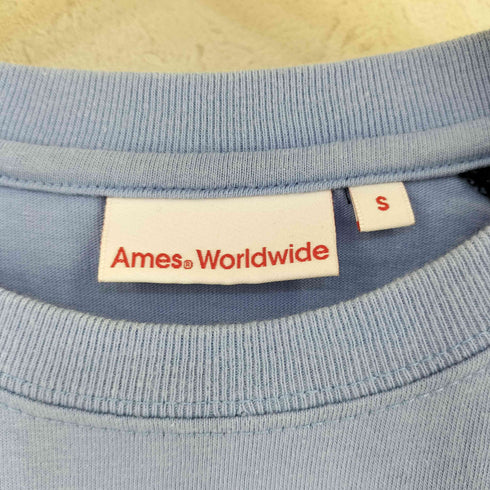 ames worldwide ロゴプリント ラグラン Tシャツ street レディース JPN:S