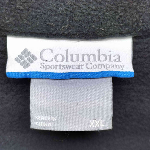 コロンビア Columbia ロゴ刺繍 ジップアップ フリース ジャケット メンズ import:XXL