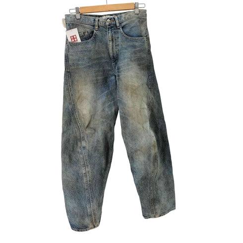 ネヴァーフォーゲット NVRFRGT 3D Twisted Wide Leg Jeans メンズ JPN:1