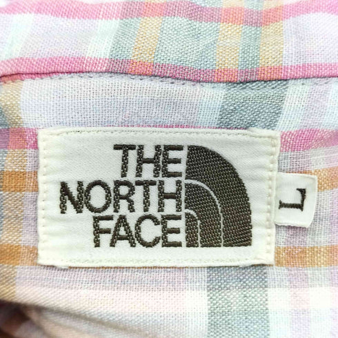 ザノースフェイス THE NORTH FACE 茶タグ S/S チェック シャツ メンズ