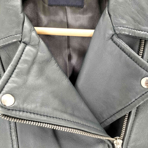 ドゥアルシーヴ Doux archives SHEEP LEATHER ライダースジャケット レディース JPN:M