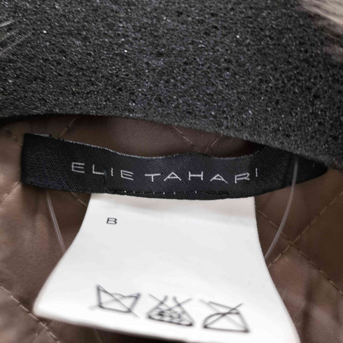 エリータハリ ELIE TAHARI ファーベスト付デニムジャケット レディース