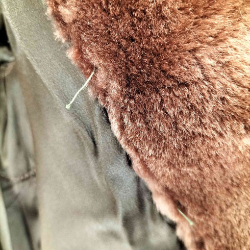 70S LASKIN MOUTON ラムファーコート レディース