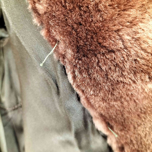 70S LASKIN MOUTON ラムファーコート レディース