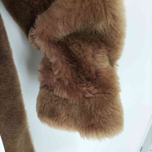 70S LASKIN MOUTON ラムファーコート レディース