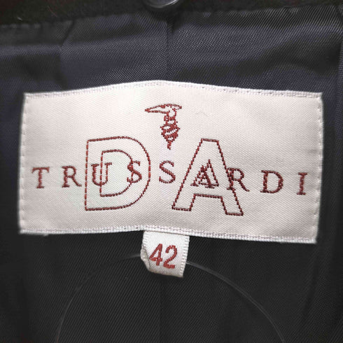 トラサルディ TRUSSARDI レッキスファー付きアンゴラウール ロングコート レディース JPN:42
