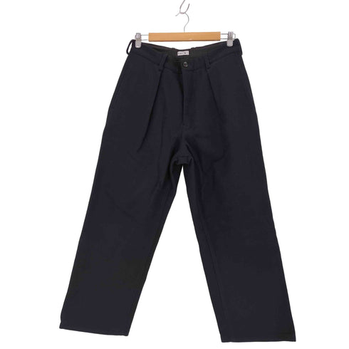 ラキネス RAKINES ピンタックウールワイドパンツ メンズ JPN:2