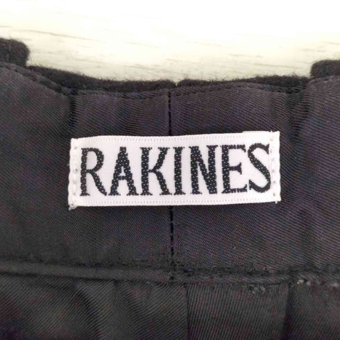 ラキネス RAKINES ピンタックウールワイドパンツ メンズ JPN:2