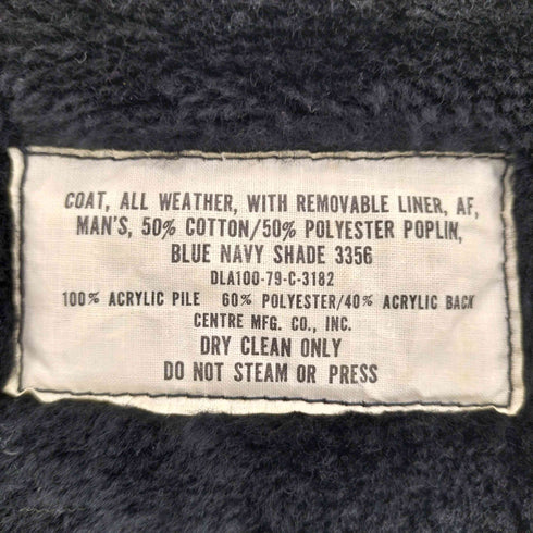 ユーエスアーミー U.S. ARMY 70s 79年会計 ALL WEATHER COAT ボアライナー メンズ