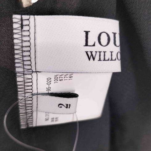 ルルウィルビー LOULOU WILLOUGHBY シフォンボウタイブラウス レディース JPN:2