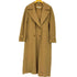 マックスマーラ MAX MARA イタリア製 ウール ダブルブレスト ベルテッド ロングコート レディース US:8