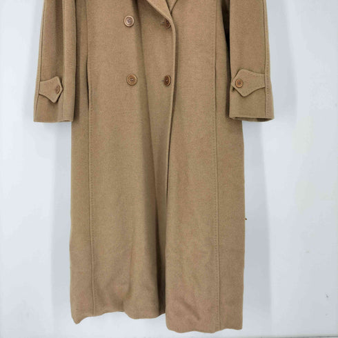 マックスマーラ MAX MARA イタリア製 ウール ダブルブレスト ベルテッド ロングコート レディース US:8