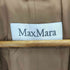 マックスマーラ MAX MARA イタリア製 ウール ダブルブレスト ベルテッド ロングコート レディース US:8