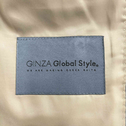 GINZA Global Style ウール100 テーラードジャケット パンツ スーツセットアップ メンズ 47