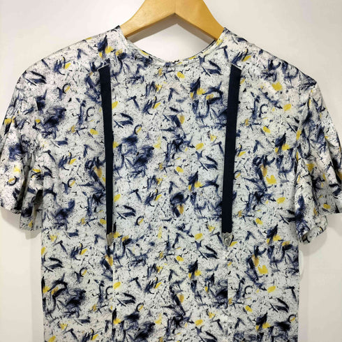 トーガプルラ TOGA PULLA 総柄 シアーレイヤード ワンピース 半袖 レディース FR:36