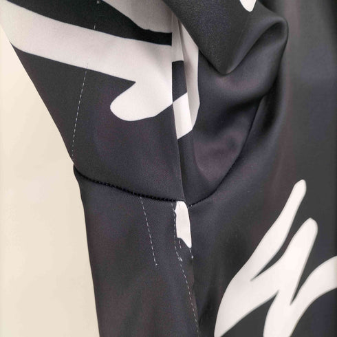 P-ROOM THE WORLD 総柄 ロゴプリント オープンカラー パジャマシャツ メンズ import:M